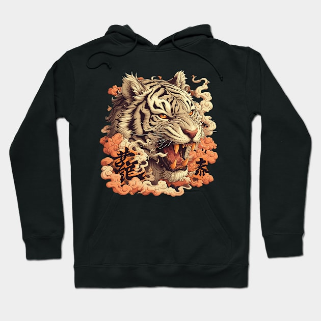 tiger Hoodie by peterdora